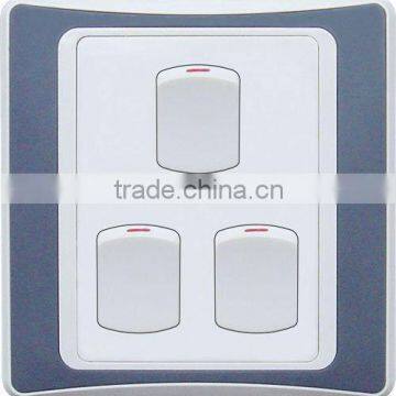 3 gang 1 way switch/3 gang 2 way switch