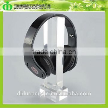 DDI-M0064 Trade Assurance Chinese Factory Wholesale Clear Acrylic Headphone Holder