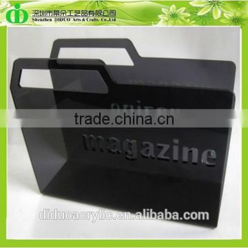 DDG-0017 Trade Assurance Chinese Factory Wholesale Acrylic Magazine Newspaper Storage Holder