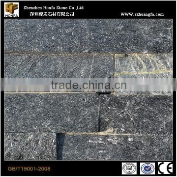 Natural Stone Wall Panel Black Rusty Ledge Slate Culture Stone