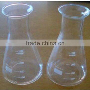 Conical flask with spout in lab