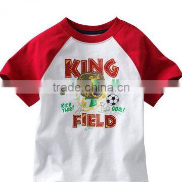 custom short sleeve digtial printing t shirt with o neck from china suppiler