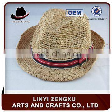 design new style big brim beach fedora hats