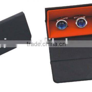 leather cufflink box