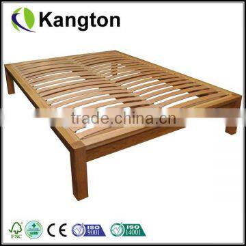 Antique solid wooden bed frame
