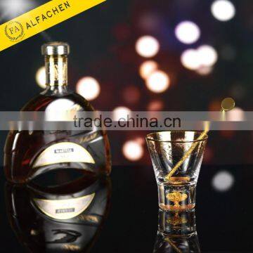 Gold-Rim Drinking Glass Iced Tea Glass Waterglass