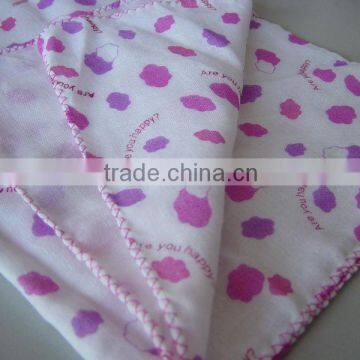 100% soft cotton yarn hankerchief