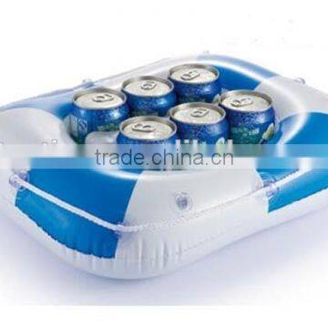 ECO FRIENDLY cooler&holder pvc inflatable ice cooler, inflatable floating drink cooler, ice bucket