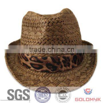 2014 Fashion Paper Hat in Fedora Style