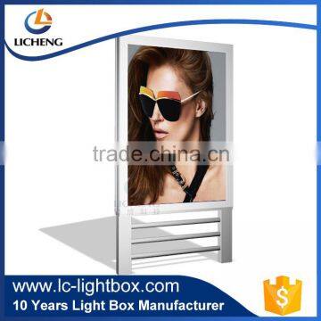 Outdoor picture frame display LED Scrolling Standing Light Box with Double Sided