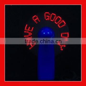 led message fan programmable led message handheld fan