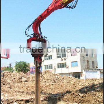 MAXWAY Hydraulic high frequency vibratory pile extractor for excavator , Model: DZJ250