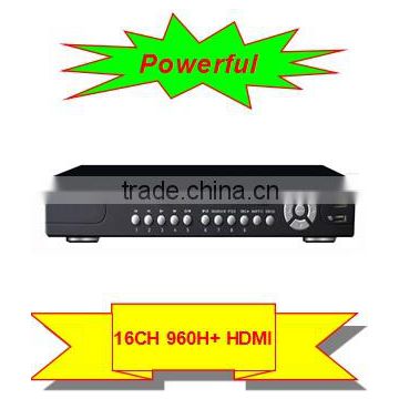 High quality H.264 16 Channel CCTV DVR with HDD up to 6TB