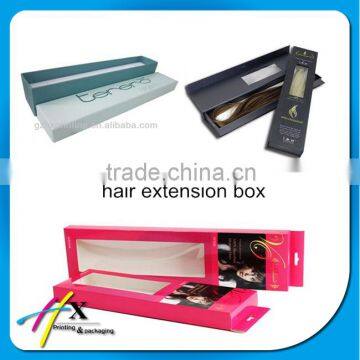 retail packaging hair extension box wholesale