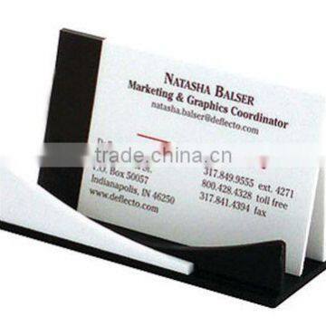 Acrylic desk name card holder with acrylic signs