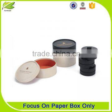 Handmade round jewelry paper tube