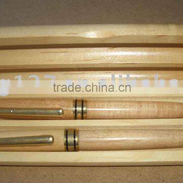 wooden pen set