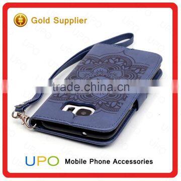 [UPO] Wholesale Luxury Soft Leather Filp Wallet Mobile Phone Accessories Case Cover for Samsung S7 Edge photo-2