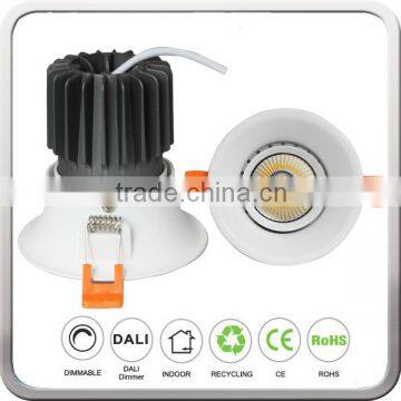 Anti-glare Adjustable Wall Flood Lighting LED Ceiling Downlight 1000 Lumen best for Hotel Supermarket Project