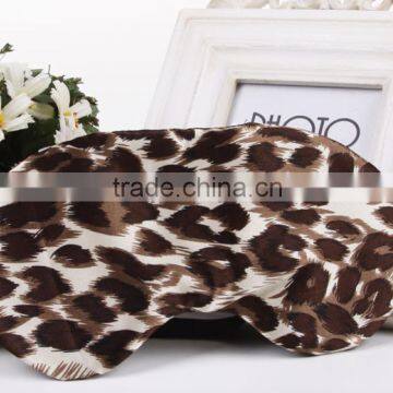 Custom Very Cheap 100 Polyester Leopard Print Sleep Eye Mask photo-2