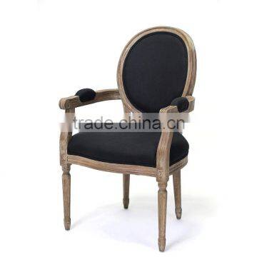 Furniture Wooden Antique Leisure High Dinner Classic Living Chair photo-2
