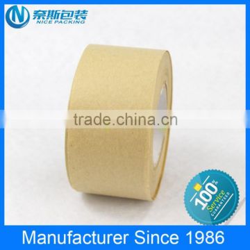 Made in china custom printed wet water reinforced kraft tape for packing , kraft paper tape