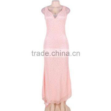 Best Selling Sleeveless Lace Formal Dress Long Maxi Dress Evening Dress photo-4