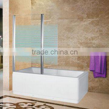 Bathtub with Glass Screen Glass Door