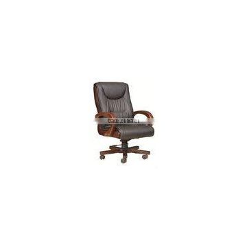 Big size Boss wooden swivel chair