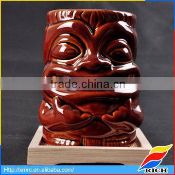 ceramic porcelain custom traditional hawaii beer tiki mug gifts