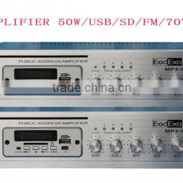 50W PA Audio Amplifier MP3/SD/FM