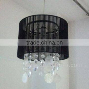 high quanlity black crystal acrylic chandelier for party and wedding decoration