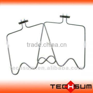 Oven tubular heater heating element