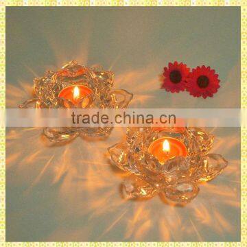 High Quality Crystal Hurricane Candle Holders For Home Decoration