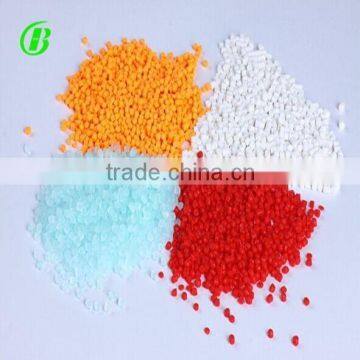 Green color pp injection granules, red color pp granules