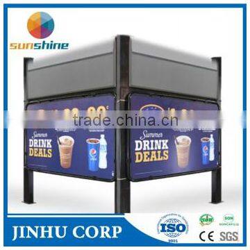 Colorful double sides aluminum panels for wall banners, street banners, advertising board