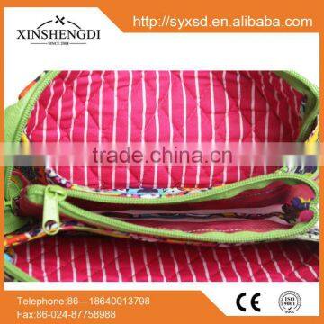 Wholesale High Quality Colorful Fabric Quilted Cotton Pencil Bag photo-3