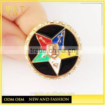 Jingli Jewelry factory big stone rings swing from xzc factory eastern star ring (HG-045)