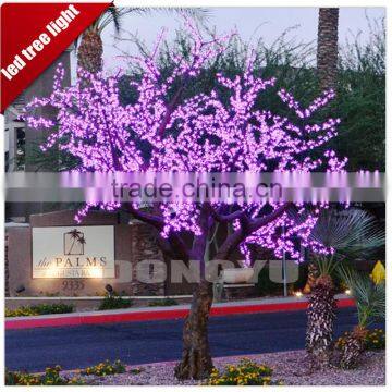 artificial ourdoor decoration purple cherry blossom led Sakura tree light