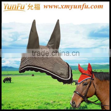 Customization with Rhinestones and cords Horse Grand Prix Ear Net