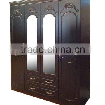 4 Doors Wardrobe With Mirror Furniture For Sale, bedroom cupboards design, bedroom wardrobes, latest bedroom furniture designs