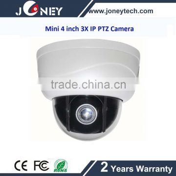 2MP 3X mini ptz indoor/outdoor IP Speed dome camera