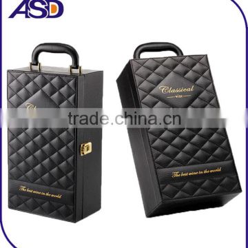 High Quality Leather wine packaging boxes hot selling