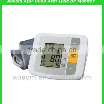 2016 Best seller family use Easy operation automatic digital blood pressure monitor