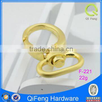 fashion new handbag hardware golden spring snap hook