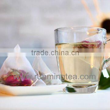 Compostable Transparent Nylon Pyramid Tea Bags