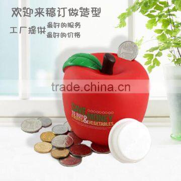 2015 apple shaped coin box/saving box/money box