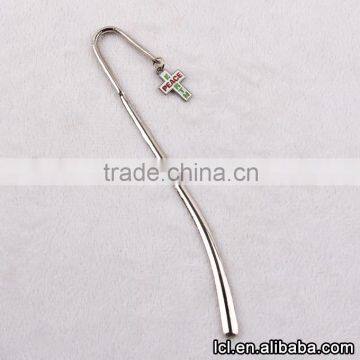 Cross Pendant Custom Metal Bookmarks Wholesale, Low Price Metal Bookmarks for Books photo-2