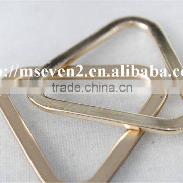 High Quality 100% Zinc Alloy Triangle Textile Garment Metal Buckles for Wholesale photo-4