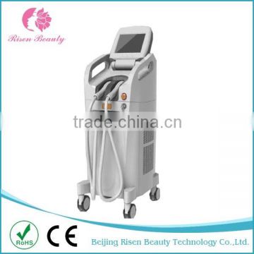 CE Approval Laser Hair Removal with 2 handle IPL+RF OPT Elight SHR